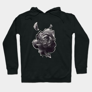 black rose bold style Hoodie